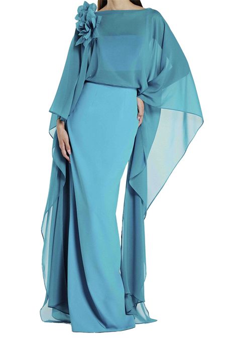 Abito Alessandro Legora donna AT11848 turchese kimono attico ALESSANDRO LEGORA | Abiti | AT11848